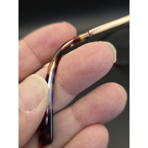 Ted Baker Eyeglasses, Frames Only, TW003 Purple Tort Copper 53-15-135 London